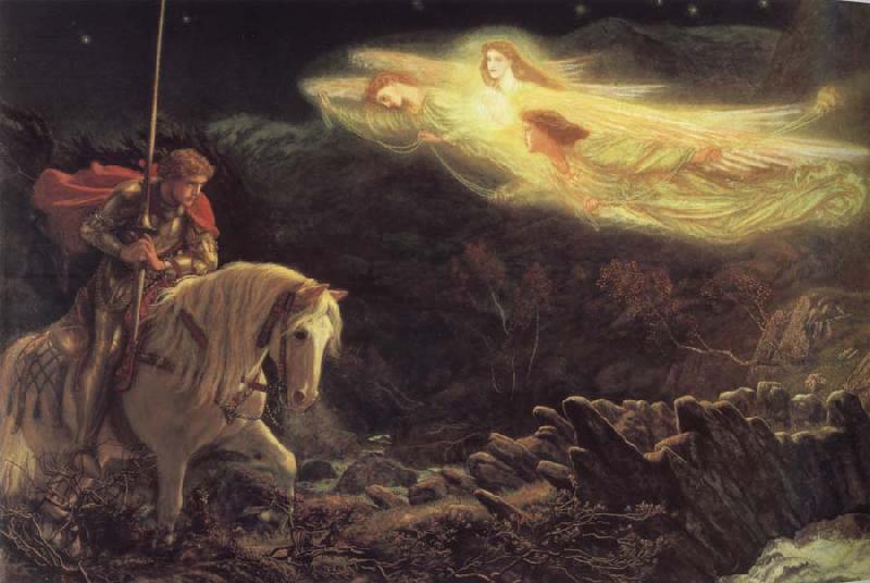 Arthur Hughes The Quest of the Holy Grail